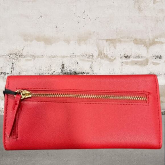 Juicy Couture NWT Lovely Day Flap Clutch Wallet in Red - Picture 4 of 7